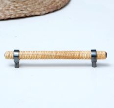 Adjustable Natural Round Rattan Drawer Handles (7 Inch)